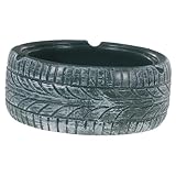 Cendrier de bureau : conception créative d'apparence de pneu simulé, image vivante, augmente l'intérêt pour ce cendrier domestique, cendrier compact