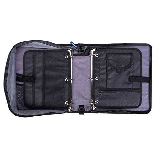 Case-It The Dual 2-In-1 Zipper Binder - Two 1.5 Inch D-Rings - Includes Pencil Pouch - Multiple Pockets - 600 Sheet Capacity - Comes With Shoulder Strap -Dual-132, Blue #TOP4