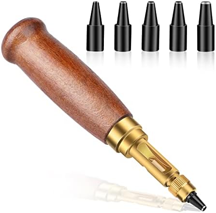 TLKKUE Adjustable Leather Hole Punching Tool Automatic Puncher