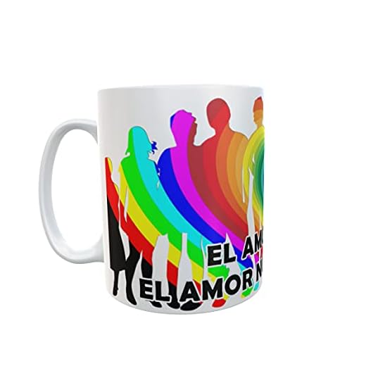 Siempre en tu mano Taza Regalo Orgullo LGTB. El amor es libre El amor no tiene genero.