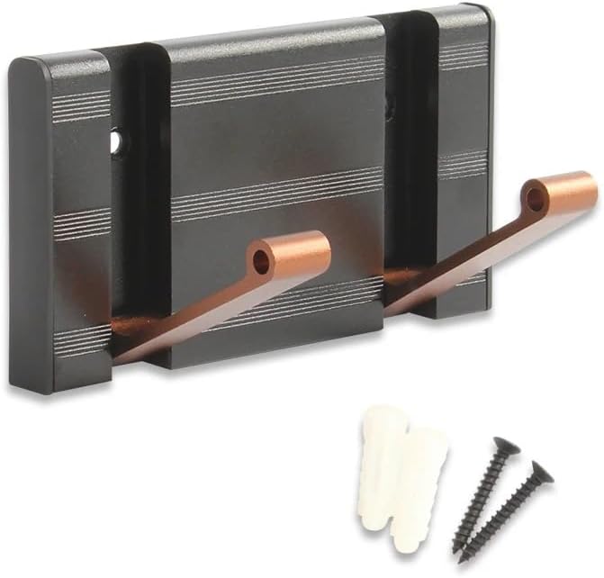 Bathroom Clothes Coat Hook Aluminum Hidden Multi Hook Coat Hook Caravan Camper Bedroom Kitchen Accessories(Coffee Color)