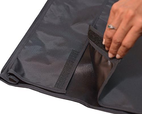 Comp Bind Technology Black TV Cover for Samsung UN65KS8500FXZA Curved 65'' 4K UHD Smart TV, Outdoor, Waterproof and Heavy Duty Cover, Maximize TV Life Cover Dimensions 59.2''W x 4.8''D x 40''H