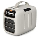 Aire acondicionado portátil de 5121 BTU, 500 W de refrigeración y calefacción, 12 V/24 V CC | Tres velocidades de ventilador, diseño sin drenaje para camping, autocaravanas, tiendas de campaña