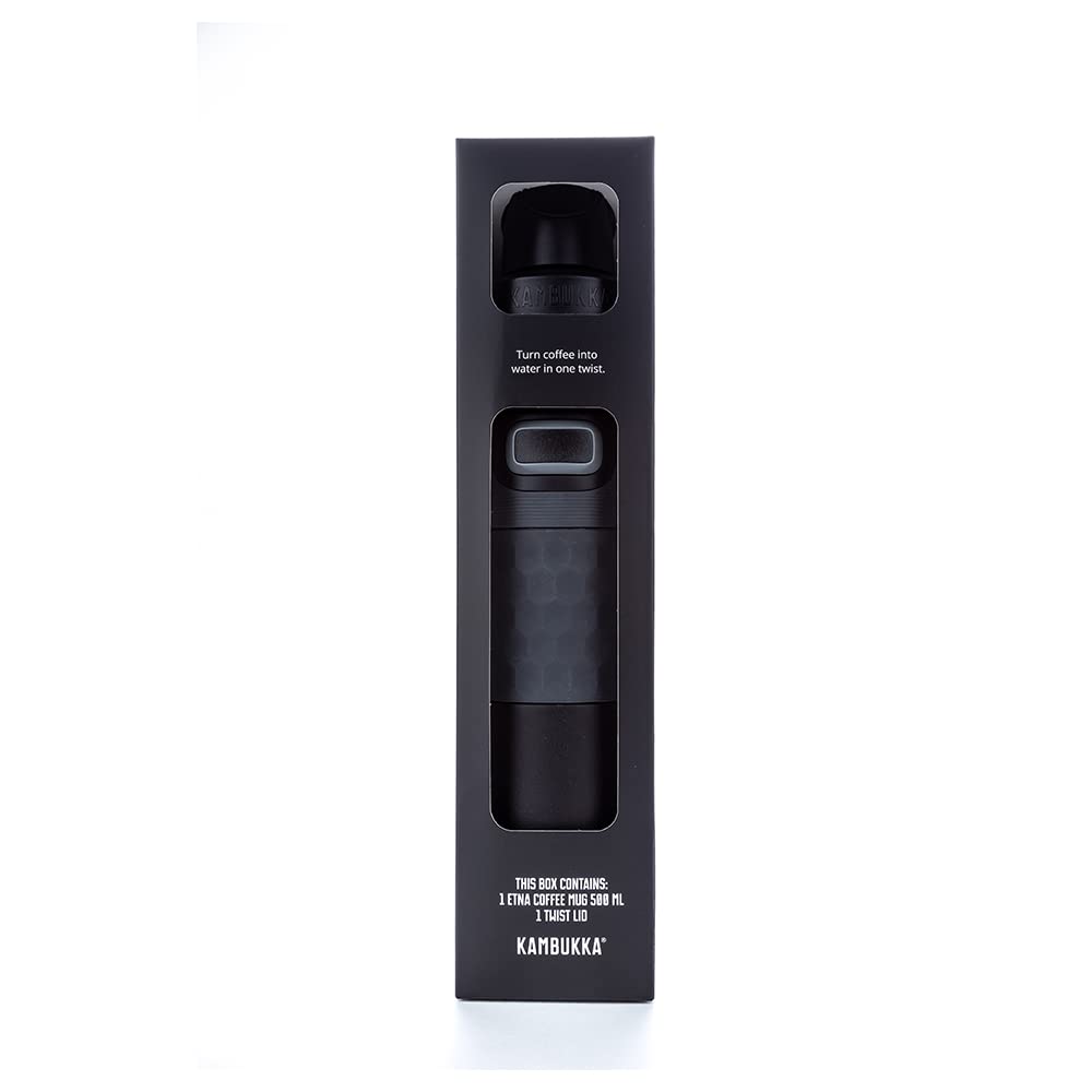 KAMBUKKA Etna Grip Termos Matara 500 ml (Siyah)