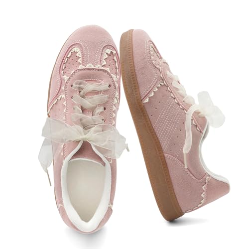 UBWDU Women's Ballet Sneakers Fashion Sneakers for Women 2025 Trendy