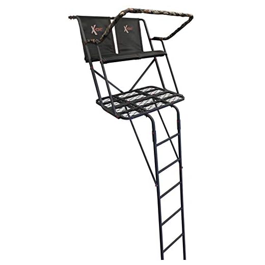 The Meridian 17' New! X-Stand Treestands Two-Man Ladder Hunting Tree Stand