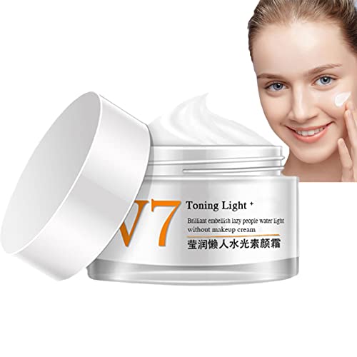 V7 Deep Hydration Waterlight Makeup Cream, Moisturizing Tone-Up Cream, V7 Toning Light Cream, Face Moisturizer for Dry Skin (1PC)