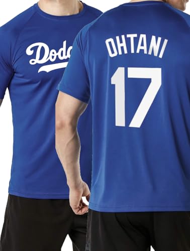 n.joy Men's Ohtani #17 LAD Performance Practice T-Shirt2