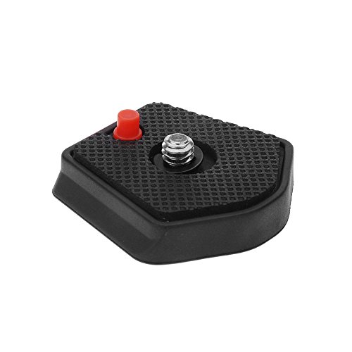 Koolehaoda Mini Piastra Sgancio Rapido Sistema con Vite da 1/4 per Treppiede Fotocamera, Gimbal, Monopiedi, Monitor Video, Braccio Magico, Staffa Flash, Stabilizzatore