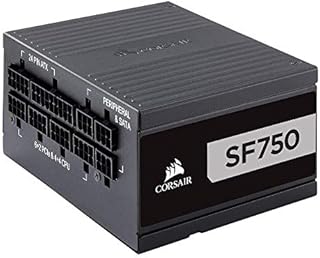 Corsair CP-9020186-UK SF750 80 Plus Platinum Certified Power Supply Unit, SF Series, 750 W, Fully Modular - Black (UK)