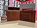 Rawlings | Men's Front Pocket Wallet Collection | Genuine LeatherBrown | Bifold Money Clip