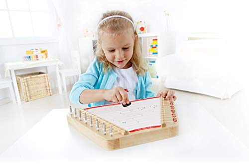 Award Winning Hape Happy Harp Kid's Wooden Musical Instrument, L: 15.7, W: 1.3, H: 7.9 inch