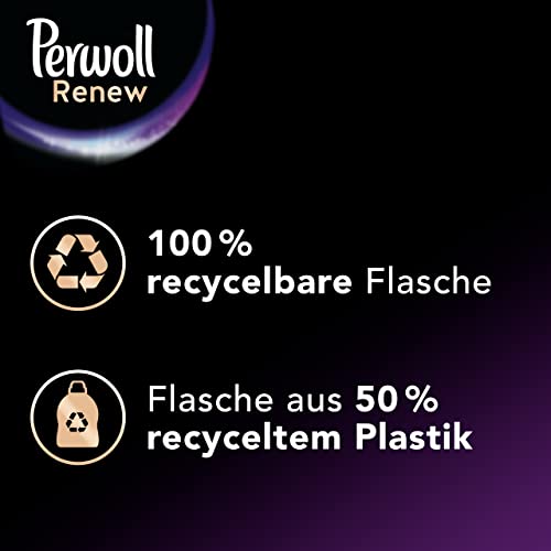 Perwoll Flüssigwaschmittel Renew Schwarz für dunkle Farben (2×50 Waschladungen)