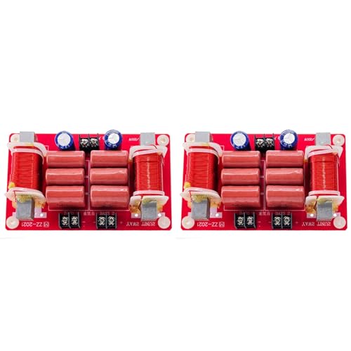 Haut-parleur double caisson de basses sublimé par ce diviseur audio 800W x2
