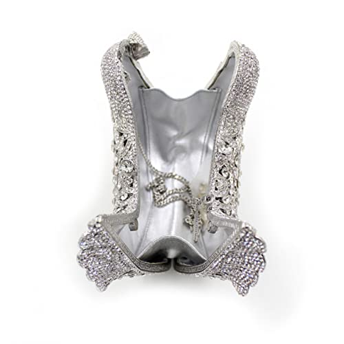 Image of Rhinestone Bird Clutch Purse Women's Full Crystal Evening Bag for Wedding Party Handbag