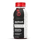 Cheribundi Tart Cherry Juice Protein | Tart Cherry Juice with Whey Protein | Athletes Recovery Drink | Promotes Restorative Sleep, Muscle Recovery & Boosts Athletic Performance | 8 floz (24 Pack)