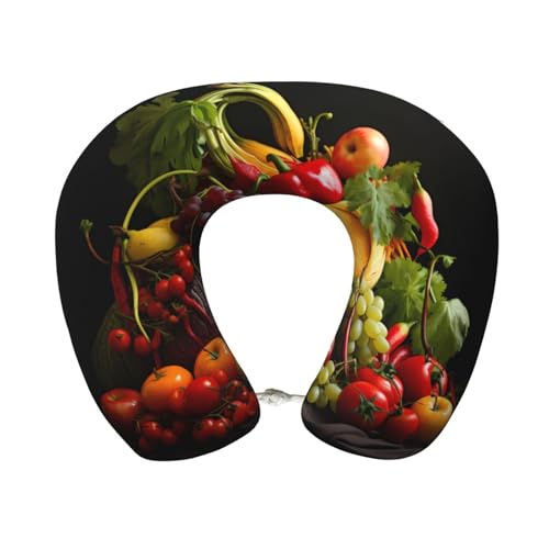 Almohada de viaje espuma viscoelástica tamaño U miniatura 1