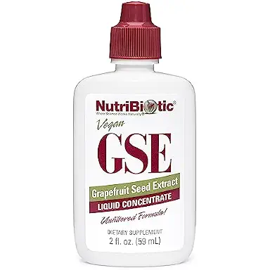 NutriBiotic – GSE, 2 Oz Liquid | The Original Grapefruit Seed Extract Premium Concentrate with Bioflavonoids | Potent Immune & Overall Health Support | Vegan, Gluten Free, Non-GMO