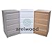 arelwood Cajonera Cerezo 2 Montada 90X45-6 Cajones. Alto 105,3 cm.