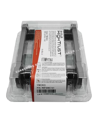 �g�i�[�̒e�A Original Evolis R5F208C141 YMCKO Ribbon For Primacy2 ID Card Printer 300 Images �A����