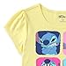 Disney Lilo and Stitch Girls 3 Pack Short Sleeve T-Shirt for Little to Big Kids
