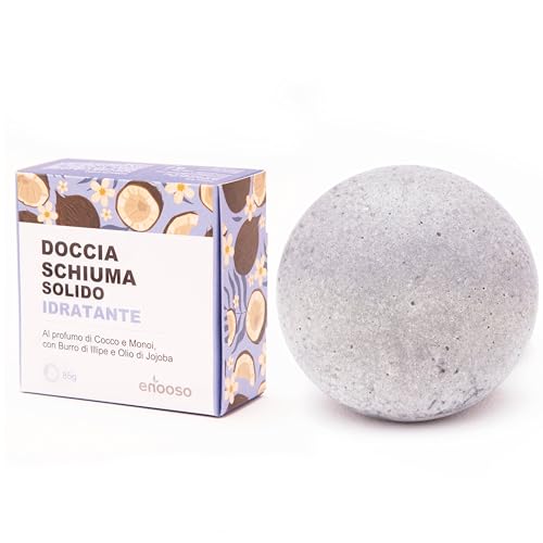 Gel de Baño Sólido Natural Bio Hidratante 85 gr - Enooso - Espuma de Ducha Artesanal Orgánica 100% Vegana - Made in Italy Preferencias ANUNCIOS