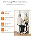 VOCIC Sit to Stand Lift, One-Step Stand Assist Lift for Elderly, Patient Lift Chair Transport Unit with Wheels, Fall Prevention & Muscle Building, AY03 2026 Upgraded
