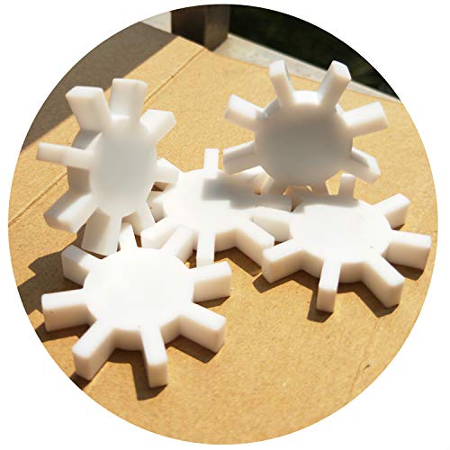 (Set of 3) Magnetic Stirrer Stir Bar PTFE Magnetic Mixer Stir Bars Gear Shape