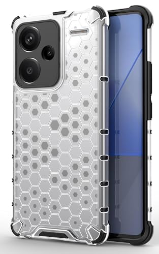 Image of Glasgow Back Case Cover Compatible with [ Mi Redmi Note 13 Pro Plus 5G ] (Stylish Design) - Transparent
