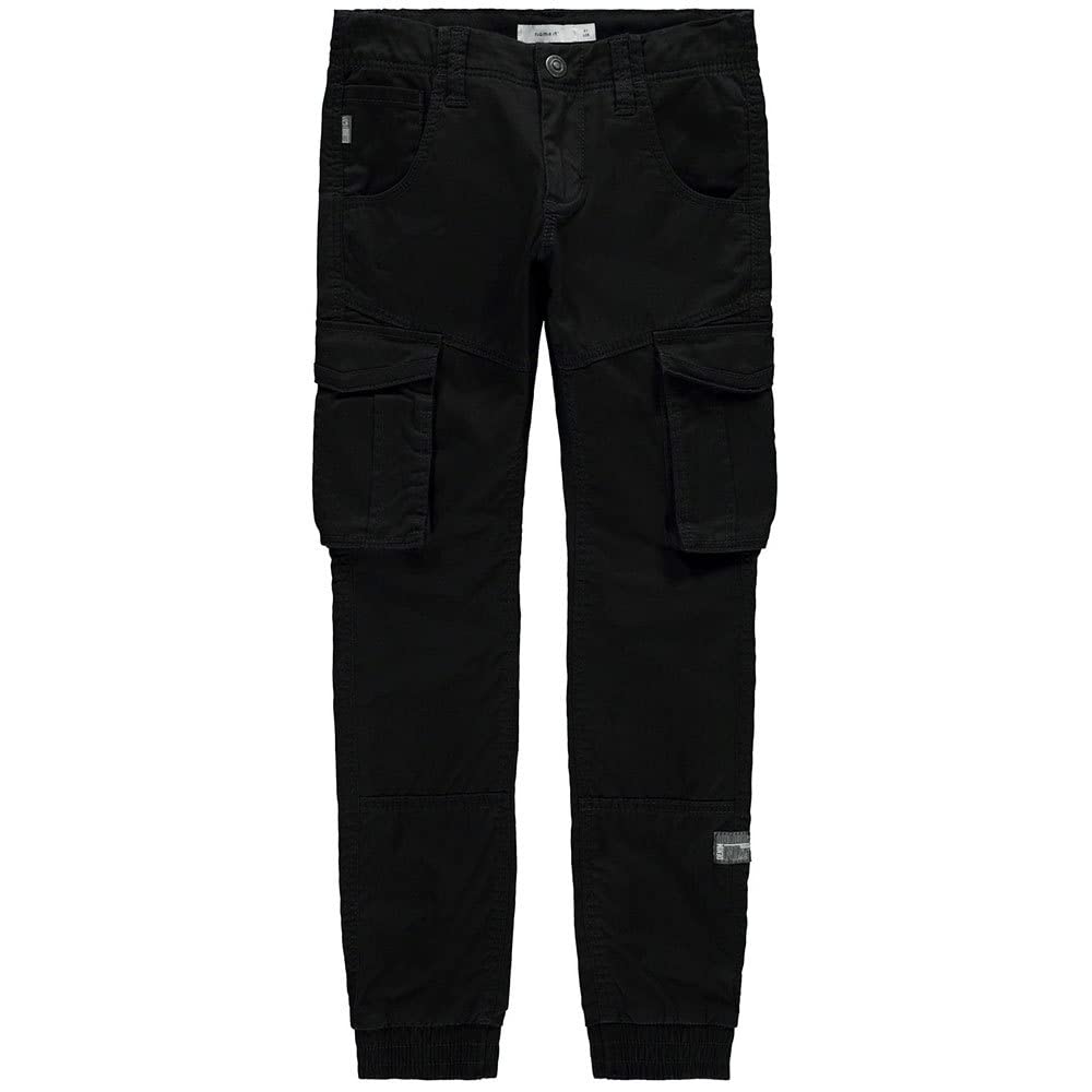 Name It Boy's Nitbamgo Reg/R Twi Ca Pant M Nmt Noos Trouser, Black, 170 UK