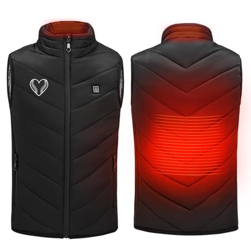 Heated Vest for Kids 3 Adjustable Temperature Heating Gilet Boys Girls Heated Jacket USB Body Warmer Waterproof Coat3