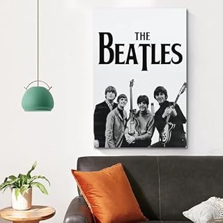 DATOZA Poster classique des Beatles sur toile – Impression d’art moderne pour chambre à coucher – 30 x 45 cm - Les Beatles, Paul McCartney, John Lennon, RIngo Starr, George Harrison DATOZA Poster classique des Beatles sur toile - Impression d'art moderne pour chambre à coucher - 30 x 45 cm – Image 4