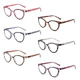 IVNUOYI 6 Pack Reading Glasses Blue Light Blocking Fashion Ladies Readers with Spring Hinges,Anti...