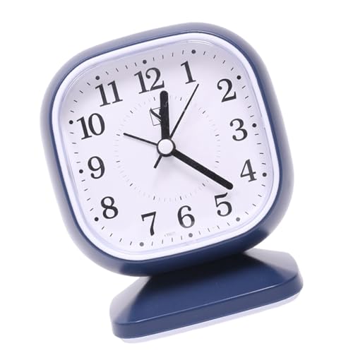 LckCryspho 目覚まし時計 電池式 アナログ 置き時計 ? ノイズレス設計で安らかな睡眠をサポート、ベッドサイドや子供部屋に最適