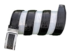 Black-croc Belly-automatic Buckle
