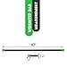 Fitness Republic Weighted Bar Sculpting Workout Bars for Exercise | Body Bar Balance Bar, Strength training bars weighted exercise bar set for Physical Therapy, Body Toning - (6 lbs, Green)