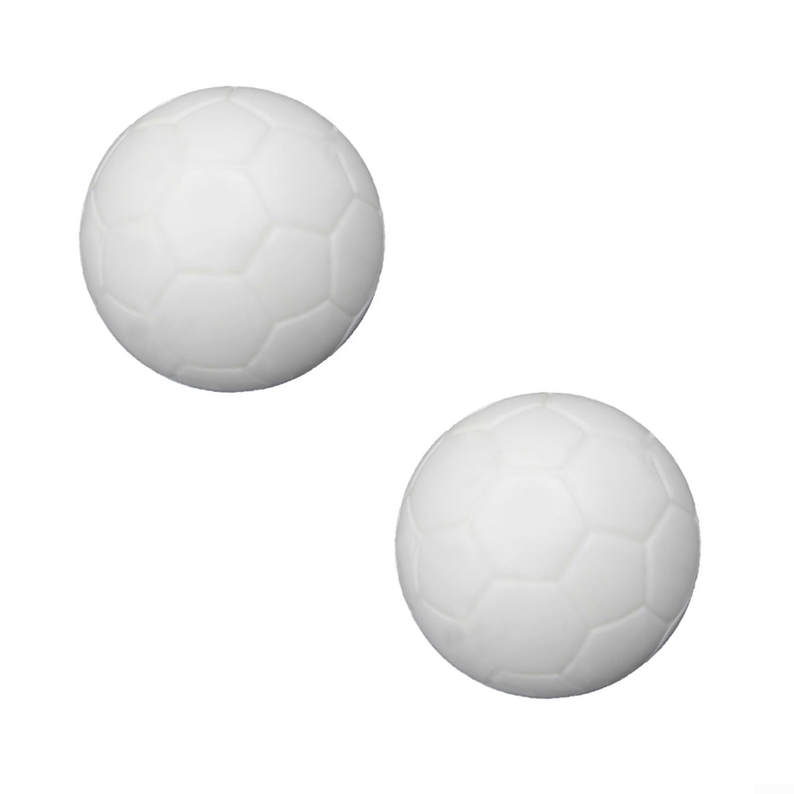 Palline da calcio balilla in resina bianca 36 mm lisce 12 pezzi
