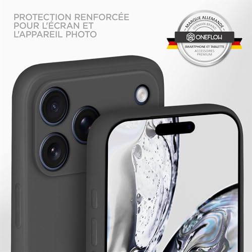 Coque iPhone 17 Pro protection surelevee objectif silicone mat - 4