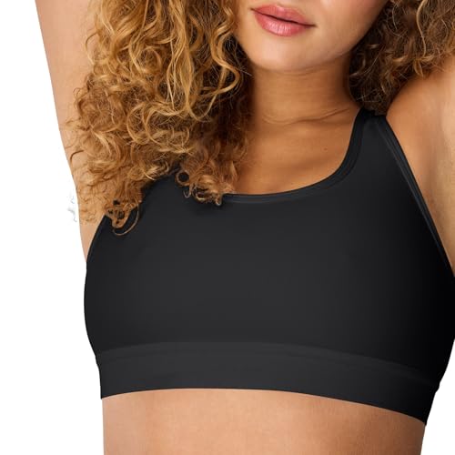 Image of Hanes Womens Sport Compression Racerback Sports-Bra