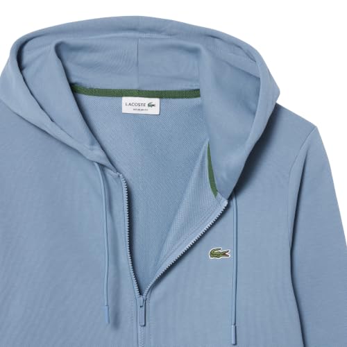 Image of Lacoste Men's Classic Fit Zipped Fleece Sweatshirt