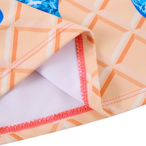 Image of Vogseek 4-10T Girls Rashguard 2 Pieces Long Sleeve Swimsuit Swimwear with Shorts