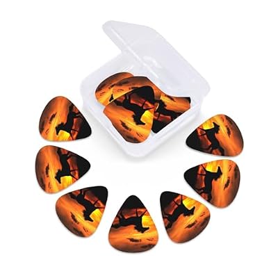 Classic Guitar Picks (12-Pack) for Eectric Guitar, Acoustic Guitar, Mandolin And Bass (One Size, Horse)