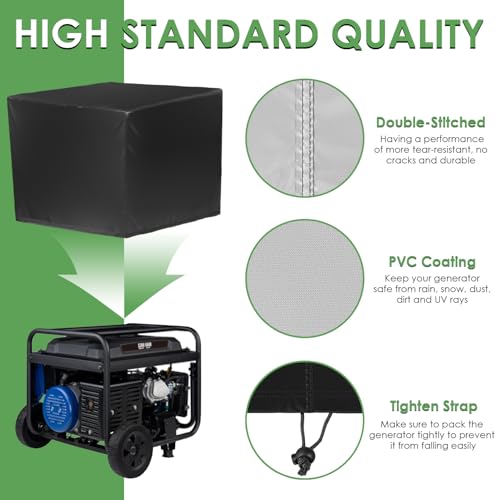 image for Yoursme Outdoor Power Equipment Generator Cover for Portable Generator