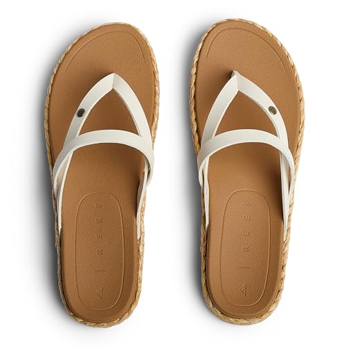 REEF Womens Vista Carmen Sandal, Vegan Leather Strap, Cushion Footbed2