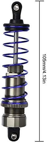 Miniatura 2 de Amortiguador de choque de coche RC, 1 par de amortiguador de metal para 1/10 RC accesorios de repuesto de coche (4.134 in)