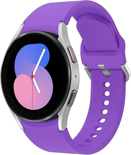 LN KART Galaxy Watch Band 40mm 44mm,for Samsung Galaxy Watch FE Band,Soft Silicone Sport Strap galaxyclassic Bands 47mm 46mm 42mm 43mm/Galaxy WatchWomen Men,no gap Bracelet Wristbands (lilac) (B0D9W9Y3XN) Amazon Price History, Amazon Price Tracker