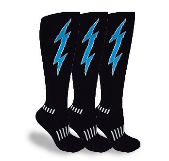 with Lightning Knee-High Insane Bolt Fitness 3-Pack Deadlift