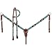 Tough-1 Beaded Cactus Headstall and Breastcollar Set Cactus N/A