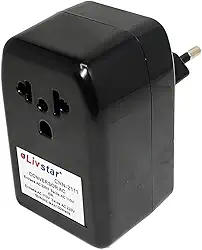 Transformador Tomada 110v Para 220v E 220v Para 110v – 100w, Compacto para Viagens