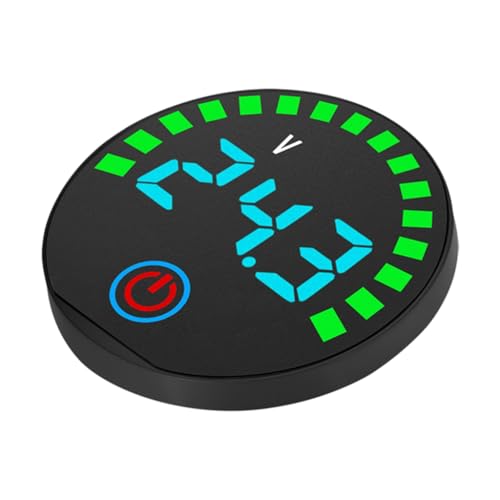 LED �f�B�X�v���C�d���v�h���Ԃ̃o�b�e���[�[�d���x���C���W�P�[�^ 5-55V ���`�E���d�r�e�ʃe�X�^�[